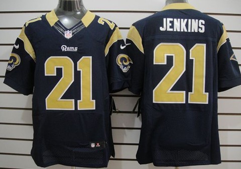 St. Louis Rams 21 Janoris Jenkins Navy Blue Nike Elite Jersey